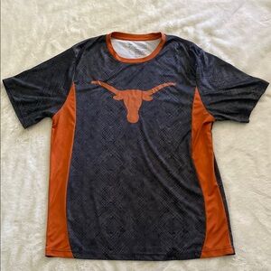 Men's Black and Orange Graphic T-Shirt